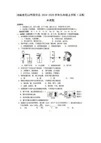 2024~2025学年河南省周口市西华县九年级上学期1月期末（扫描版）化学试卷
