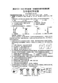 安徽省宿州市萧县2024_2025学年九年级上学期期末考试化学试卷