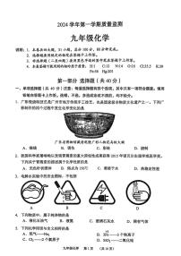 广东省广州市海珠区2024-2025学年九年级上学期期末质量监测化学试卷