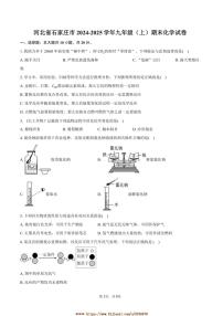 2024～2025学年河北省石家庄市九年级(上)期末化学试卷(含答案)