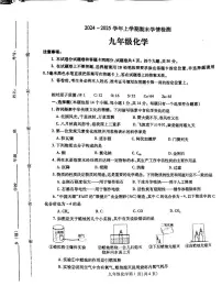 河南省平顶山市郏县2024-2025学年九年级上学期化学期末测试卷