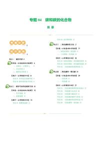 专题04 碳和碳的化合物（讲义）（含答案） 2024年中考化学一轮复习讲练测（全国通用）