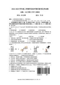 江西省九江市九江经济技术开发区2024-2025学年九年级上学期期末联考化学试卷