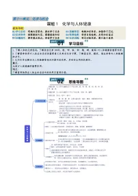 初中化学人教版（2024）九年级下册（2024）课题1 化学与人体健康精品课后练习题