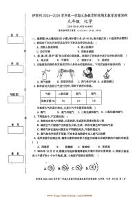 2024～2025学年新疆伊犁州九年级上1月期末考试化学试卷(,含答案)