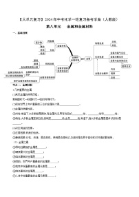 第八单元 金属和金属材料-【大单元复习】最新中考化学一轮复习备考学案（人教版）