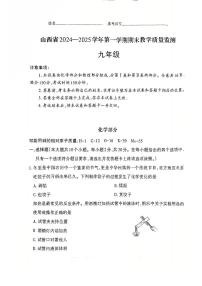 山西省晋中市榆社县2024-2025学年九年级上学期期末考试化学试卷