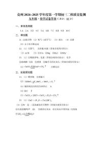 新疆维吾尔自治区克孜勒苏柯尔克孜自治州2024-2025学年九年级上学期1月期末考试化学试题
