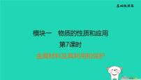 福建省2024中考化学1基础梳理篇模块一物质的性质和应用第7课时金属材料及其利用和保护课后练本课件