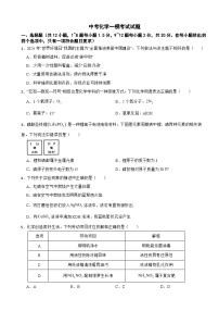广东省深圳市罗湖区2025年中考化学一模考试试题