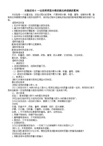 人教版（2024）九年级下册（2024）实验活动6 一定溶质质量分数的氯化钠溶液的配制教案
