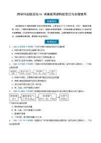 中考化学实践活动06 调查家用燃料的变迁与合理使用--2025年中考化学二轮复习命题突破专练