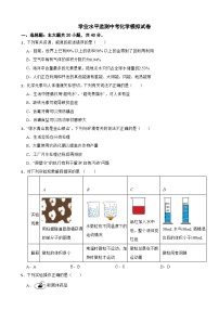 云南省2025年学业水平监测中考化学模拟试卷附答案