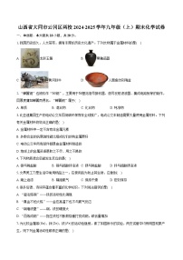 山西省大同市云冈区两校2024-2025学年九年级（上）期末化学试卷