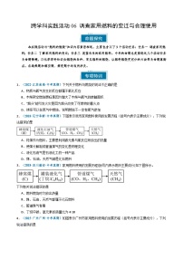 跨学科实践活动06+调查家用燃料的变迁与合理使用-【跨学科实践】备战2025年中考化学命题专项突破试题