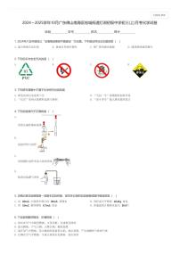 2024～2025学年10月广东佛山南海区桂城街道灯湖初级中学初三(上)月考化学试卷(含解析)