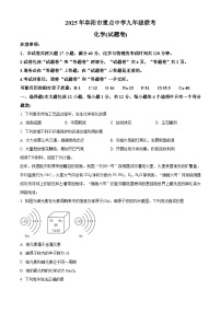 2025年安徽省阜阜阳市重点中学中考一模化学试题（原卷版+解析版）