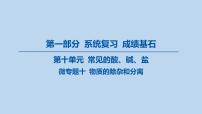 21-第十单元 微专题十 物质的除杂和分离课件-2025年中考化学一轮复习