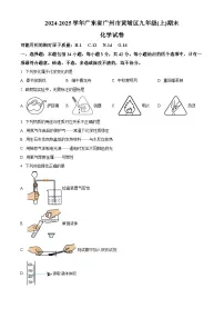 广东省广州市黄埔区2024-2025学年九年级上学期期末化学试题（原卷版+解析版）