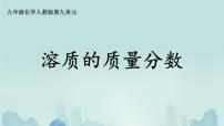 初中化学人教版（2024）九年级下册（2024）课题3 溶质的质量分数精品ppt课件