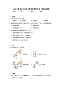 2025年湖南省长沙市长郡教育集团中考一模化学试题