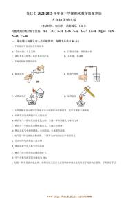 2024～2025学年河北省沧州市任丘市九年级上1月期末化学试卷(含答案)