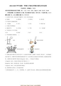2024～2025学年江西省上饶市广信区九年级上期末化学试卷(含答案)