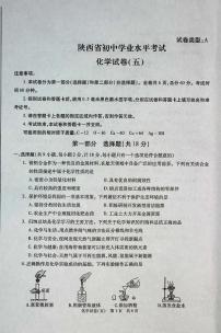 2025年陕西省初中学业水平化学试卷（五）及答案