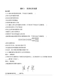 16.第九单元　课时1　海洋化学资源分层作业 2025年中考化学鲁教版