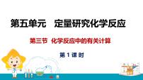 鲁教版（2024）九年级上册（2024）化学反应中的有关计算教学演示ppt课件