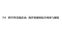 科粤版（2024）九年级下册（2024）跨学科实践活动：海洋资源的综合利用与制盐作业ppt课件
