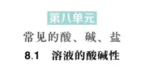 初中化学科粤版（2024）九年级下册（2024）溶液的酸碱性作业ppt课件