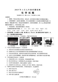 2025年济南市历城区初三化学一模试题及其答案