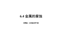 科粤版(2024)九年级下册(2024)金属的腐蚀教学ppt课件