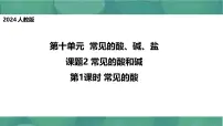 人教版（2024）九年级下册（2024）常见的酸和碱教课内容ppt课件