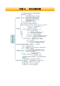 2025年中考化学一轮复习知识清单 专题06 常见的酸和碱学案