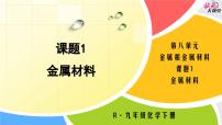 初中化学人教版（2024）九年级下册（2024）金属材料教学课件ppt