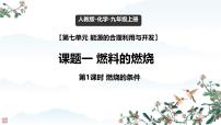 初中燃料的燃烧教学课件ppt