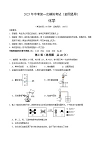 2025年中考第一次模拟考试题：化学（全国通用）（原卷版）