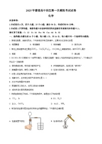 2025年河南省周口市西华县中考一模化学试题（原卷版+解析版）