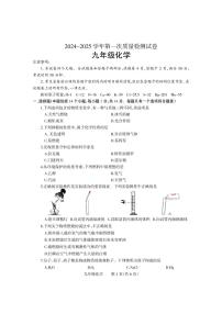 2025年河南省焦作市沁阳市九年级中考一模化学试卷及答案