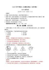 2025年中考第一次模拟考试卷：化学（深圳卷）（解析版）