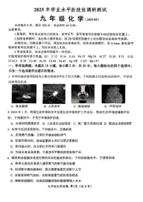 2025年济南市槐荫区初三化学一模试题及其答案