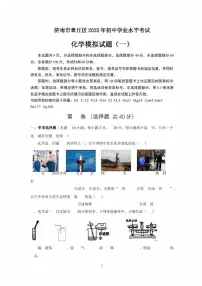 2025年济南市章丘区初三化学一模试题及其答案
