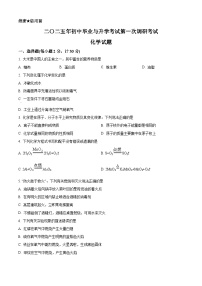 2025年江苏省盐城市亭湖区中考一模化学试题（原卷版+解析版）