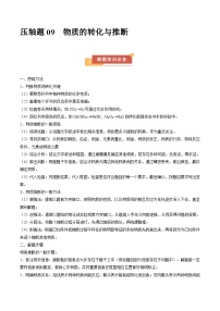 压轴题09物质的转化与推断（5大题型）-【压轴题】2025年中考化学培优训练（全国通用）（原卷版+解析版）