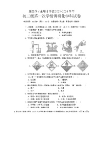 广东省湛江市寸金培才学校2023-2024学年九年级上学期第一次月考化学试卷