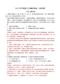 2025年中考第二次模拟考试卷：化学（深圳卷）（解析版）