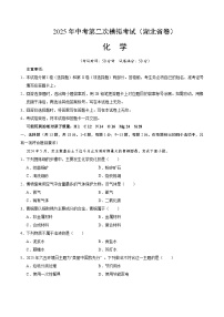 2025年中考第二次模拟考试卷：化学（湖北省卷）（考试版）