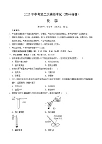 2025年中考第二次模拟考试卷：化学（吉林省卷）（考试版）